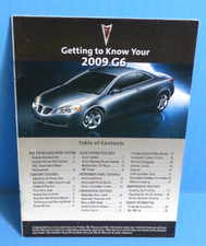 Usado, 09 2009 Pontiac G6 manual do proprietário guia de referência comprar usado  Enviando para Brazil