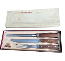 Conjunto de escultura em jogo Personna Deluxe corte de carne vintage DA-489 faca garfo afiado comprar usado  Enviando para Brazil