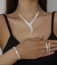 Ladies silver diamonte for sale  BRIGHTON