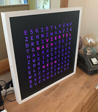Uhrzeit text 50cm gebraucht kaufen  Köln