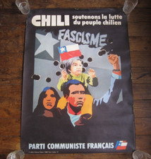 Affiche fascisme chili d'occasion  Angoulême