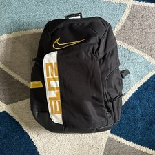Mochila de basquete Nike Elite Pro 'preto branco metálico dourado' comprar usado  Enviando para Brazil