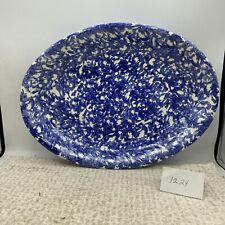 Splatter spongeware blue for sale  Royse City