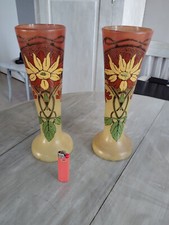 Paire vases cornet d'occasion  Unieux