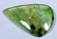 51 CT PEDRA PRECIOSA CABOCHÃO DE PERA PREHNITA VERDE TRANSLÚCIDA NATURAL FH-380 comprar usado  Enviando para Brazil