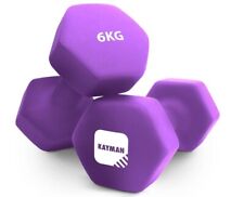 Neoprene purple dumbbells for sale  SHEFFIELD