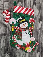 Christmas stocking snowman for sale  Prophetstown