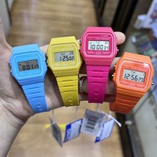 Relógio digital LED colorido pulseira de silicone relógios de pulso esportivos pulseira quadrada comprar usado  Enviando para Brazil