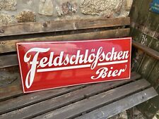 Emailschild feldschlösschen b gebraucht kaufen  Halberstadt