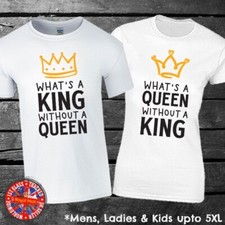 King queen shirt for sale  LONDON
