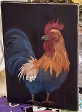 Hand painted rooster for sale  Hampshire