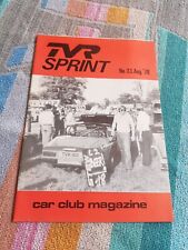 Tvr sprint magazine for sale  BEDFORD