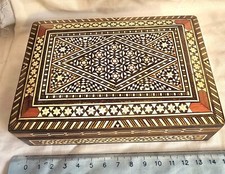 Cofanetto legno intarsiato usato  Roma