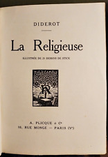 Religieuse diderot dessins d'occasion  Caen