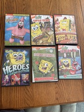 6 Spongebob Squarepants DVD's Lost At Sea Sponge For Hire Heroes Patrick & More comprar usado 6 Spongebob Squarepants DVD's Lost At Sea Sponge For Hire Heroes Patrick & More comprar usado  Enviando para Brazil
