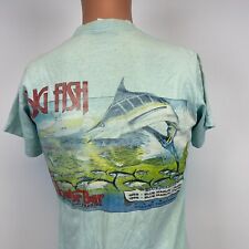 Camiseta The Oystar Bar Restaurant Bilffish Tournament Blue Marlin Antiga Anos 80 EUA M comprar usado  Enviando para Brazil