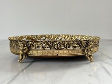 Vintage oval brass for sale  Milwaukee