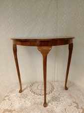 Walnut burr console for sale  ABERDARE