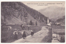 Cartolina gressoney trinitè usato  Vetto