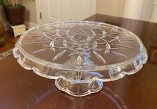 Glass cake stand for sale  Shipping to Ireland