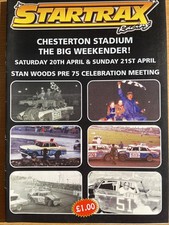 Banger racing programme for sale  BURTON-ON-TRENT