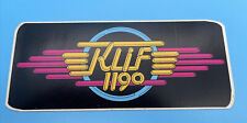 Usado, Adesivo adesivo vintage KLIF 1190 para estação de rádio para carro comprar usado  Enviando para Brazil