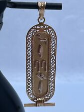 Gold egyptian pendant for sale  DUNDEE