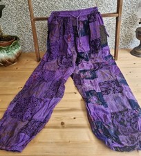 Vintage trousers patchwork for sale  CREWKERNE