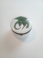 Round porcelain trinket for sale  Huntington