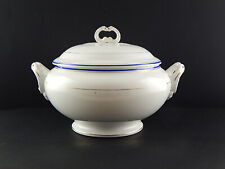 Sopa antiga Império Tureen cerâmica italiana laveno verbanum pedra branca azul e comprar usado Sopa antiga Império Tureen cerâmica italiana laveno verbanum pedra branca azul e comprar usado  Enviando para Brazil