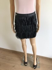 Jupe noire franges d'occasion  Void-Vacon