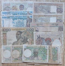 Lot billets afrique d'occasion  Courbevoie