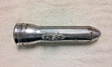 Lanterna vintage Ray-O-Vac 7,75" bala torpedo prata varinha de tráfego - original comprar usado  Enviando para Brazil