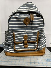 Mochila listrada azul grande Pottery Barn Teen Northfield comprar usado  Enviando para Brazil