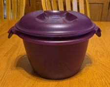Tupperware microondas panela de arroz vaporizador roxo conjunto com 3 peças comprar usado  Enviando para Brazil