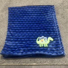Usado, Le Bebe FAVORITO Cobertor de Bebê Dinossauro Azul Lovey 30 X 36 HTF comprar usado  Enviando para Brazil