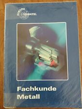 Fachkunde metall auflage gebraucht kaufen  Deißlingen