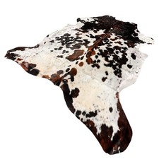 Tapete XL couro vaca autêntico (90 5/8x74 13/16 polegadas) (91 "x75") tricolor comprar usado  Enviando para Brazil