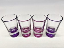 Shot glasses pink for sale  BOURNE