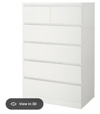 Ikea white drawer for sale  LONDON