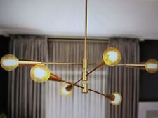 Candelabro de transição para sala de jantar Uolfin 31 pol. Candelabro Sputnik 6 luzes, usado comprar usado  Enviando para Brazil