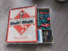 Jogo de tabuleiro vintage Monopoly por volta de 1930 original por John Waddington comprar usado  Enviando para Brazil