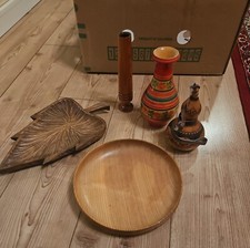 Konvolut holzdeko holzvase gebraucht kaufen  Berlin