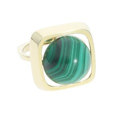 Malachit ring gold gebraucht kaufen  Kolbermoor