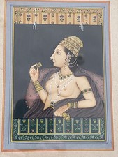 Miniature portrait mughal for sale  TORQUAY