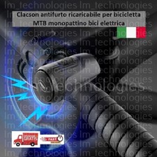 Campanello elettrico antifurto usato  Valenzano