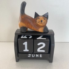 Wooden perpetual cat for sale  BURY ST. EDMUNDS