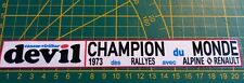 Sticker autocollant alpine d'occasion Sticker autocollant alpine d'occasion  Mende