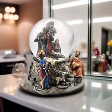 Presépio masculino sábio globo d'água musical 6,5" caixa de música polystone precisa de reparo, usado comprar usado  Enviando para Brazil