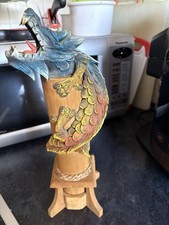 Carved wooden dragon for sale  RADSTOCK